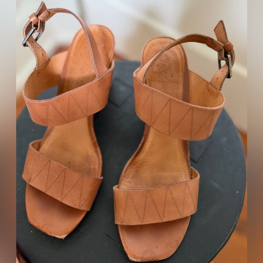 Madewell woodblock heels - Picture 5 of 8